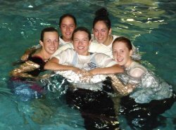 lifesaving class girls team