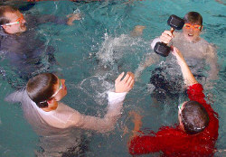 pool swimming in clothes for fitness